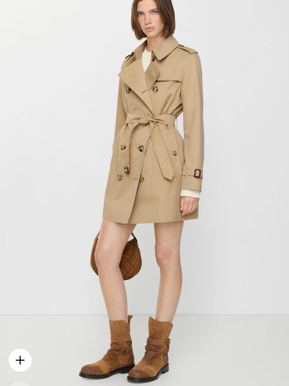 Burberry Kensington Heritage Trench Coat with Waist Tie - Picture 1 of 4